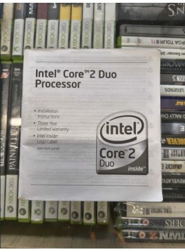 Instrukcja + naklejka Intel Core 2 Duo processor