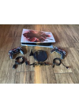 Konsola playstation 5 w motywie deadpool