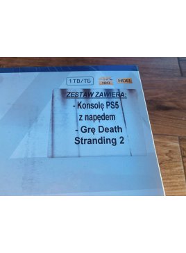 Konsola Playstation 5 z napędem 1tb + deadth Stranding 2