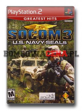 SOCOM 3: U.S. Navy SEALs [PS2] NTSC USA, Greatest Hits